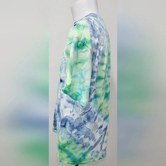 Fruit Of The Loom Men's Hippie Van Tye Dye Short Sleeve Shirt Size 2XL NWOT - Picture 2 of 9